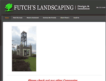 Tablet Screenshot of futchslandscaping.com